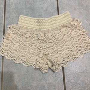 Adorable crocheted shorts